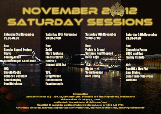 Ministry Of Sound poster